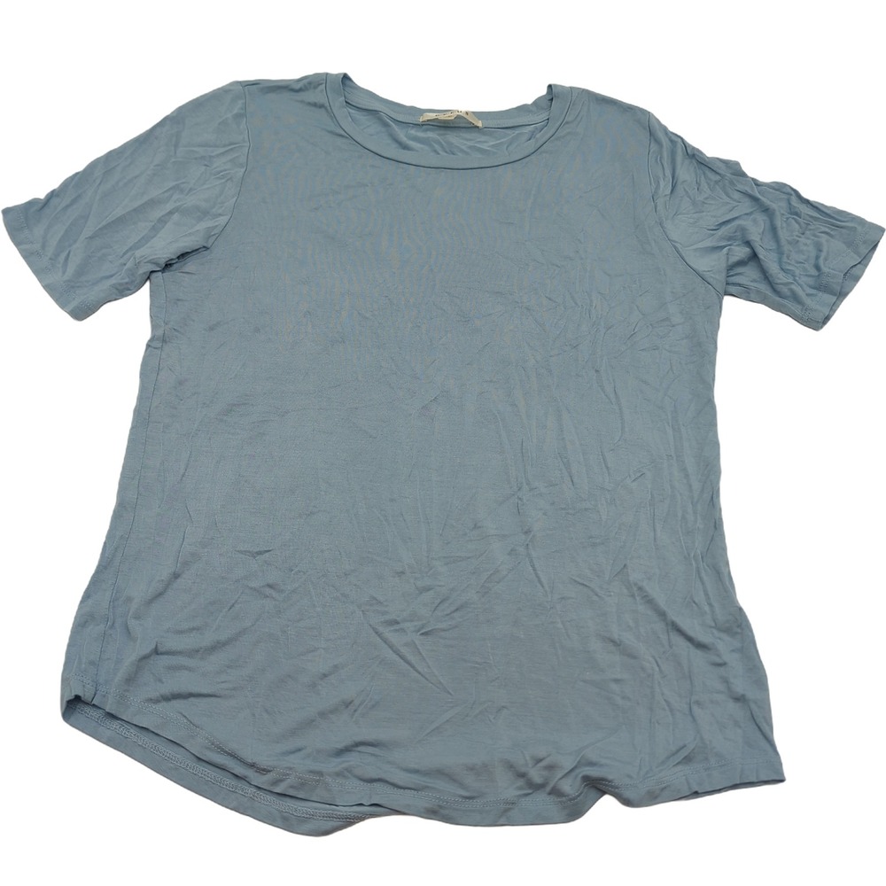 Cyrus Womens Blue Short Sleeve Crew Neck T-Shirt Size M K092009